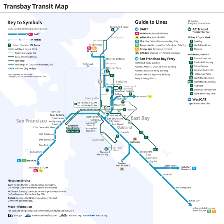 Transbay Transit Transit Maps by CalUrbanist